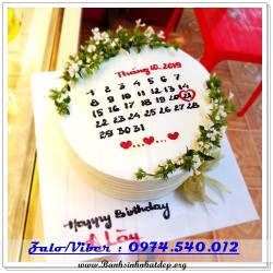 Mẫu Bánh Sinh Nhật Đẹp - A1267